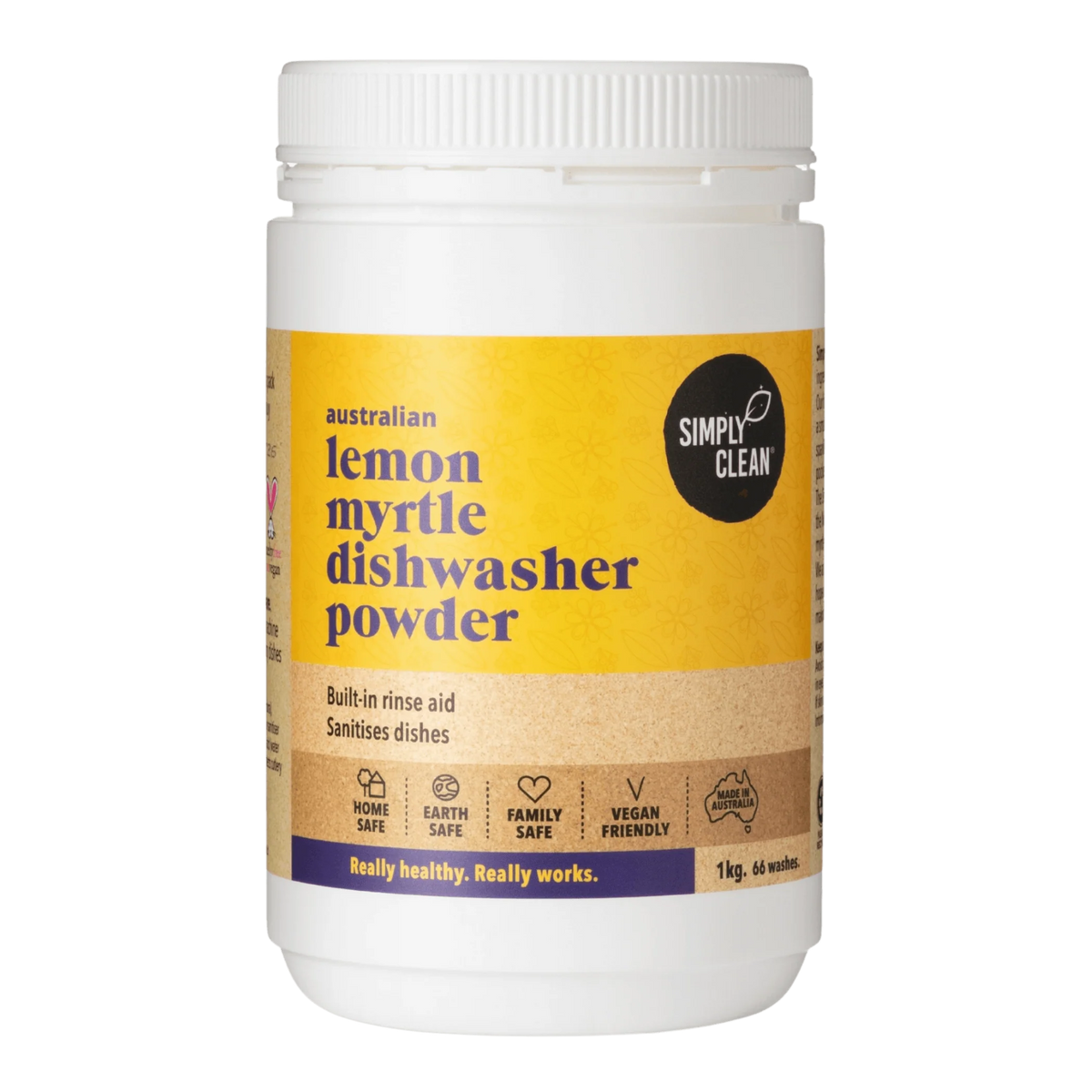 Simply Clean - Dish Powder Lemon Myrtle 1kg