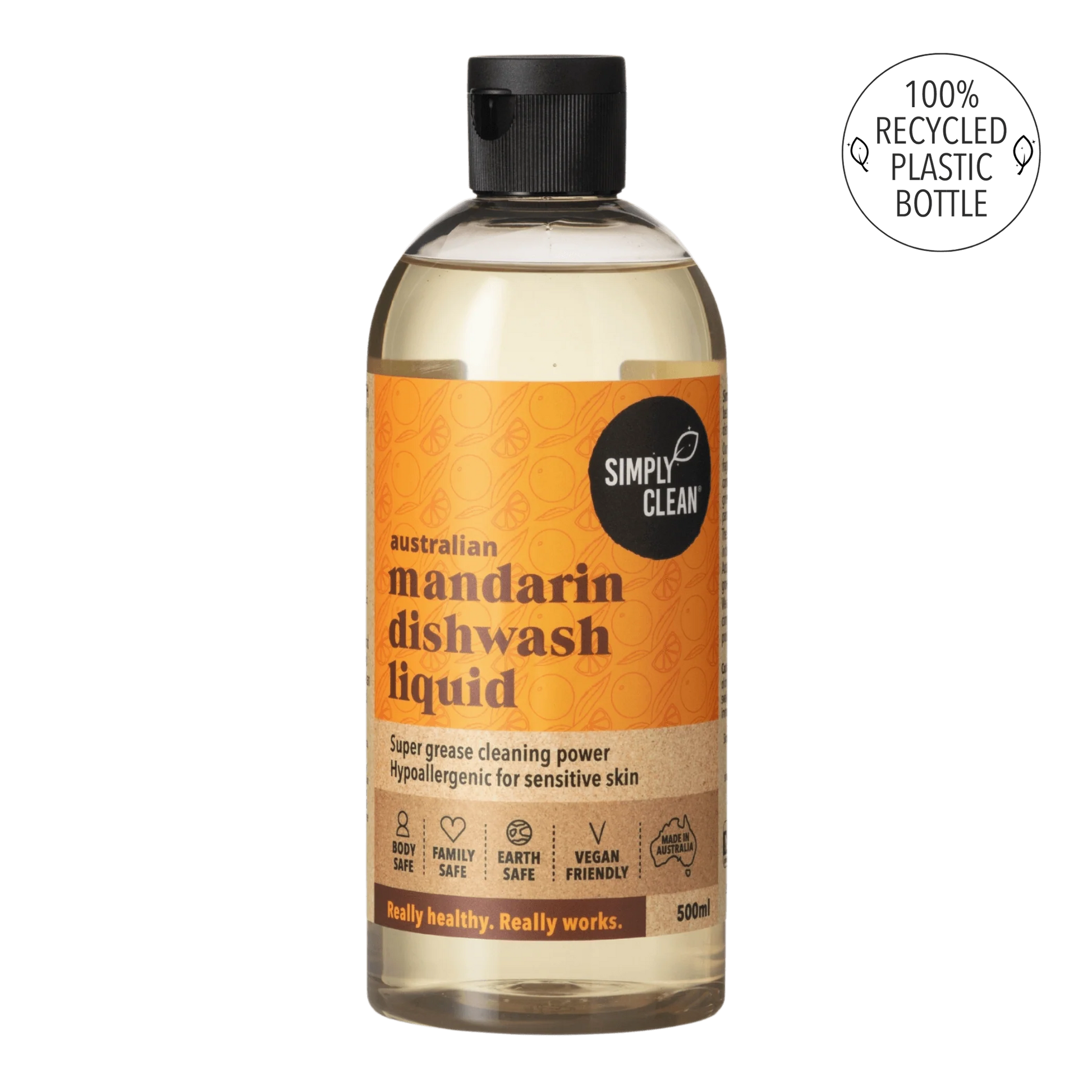 Simply Clean - Dish Liquid Mandarin 500ml
