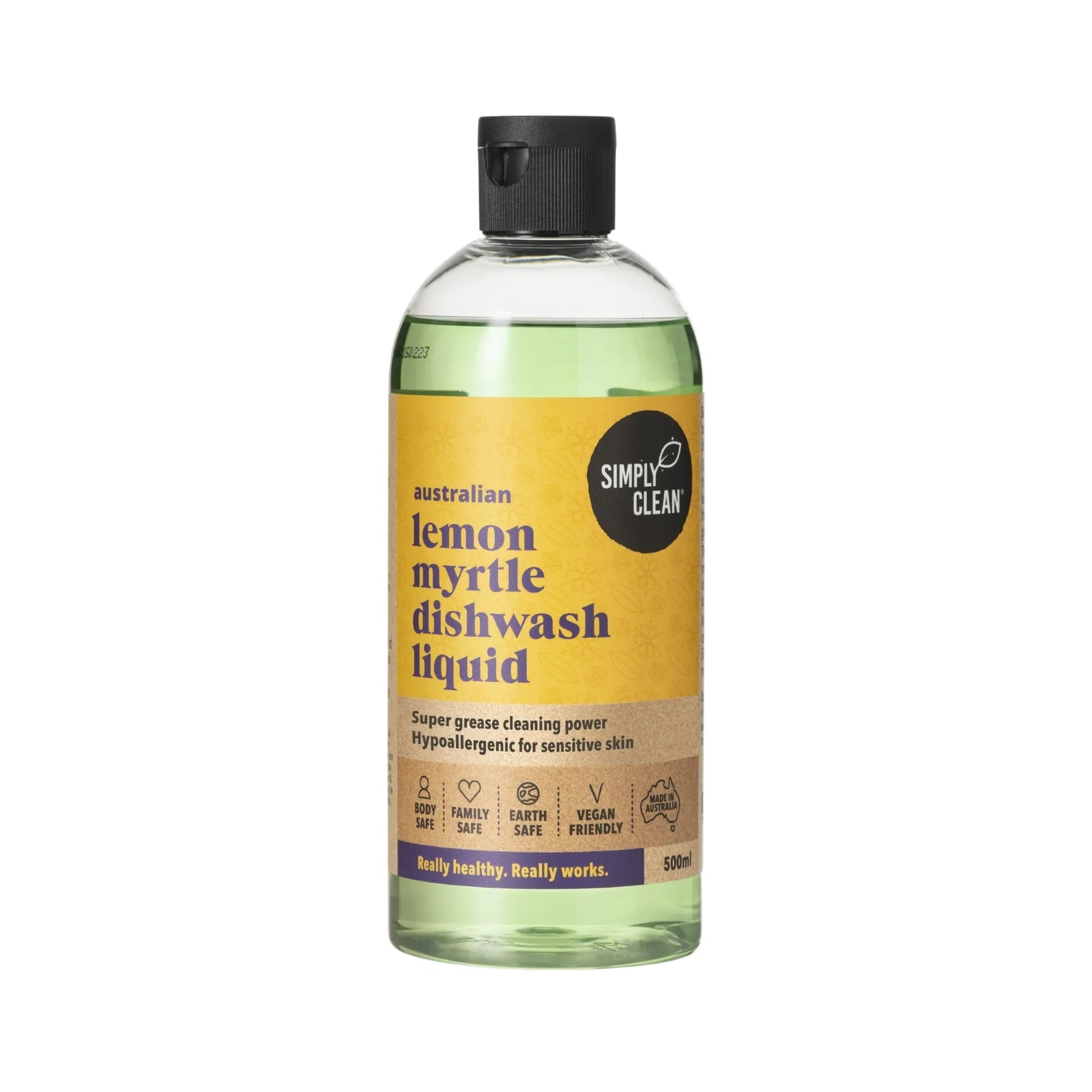 Simply Clean - Dish Liquid Lemon Myrtle 500ml