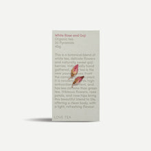 Love Tea - White Rose And Goji Pyramids