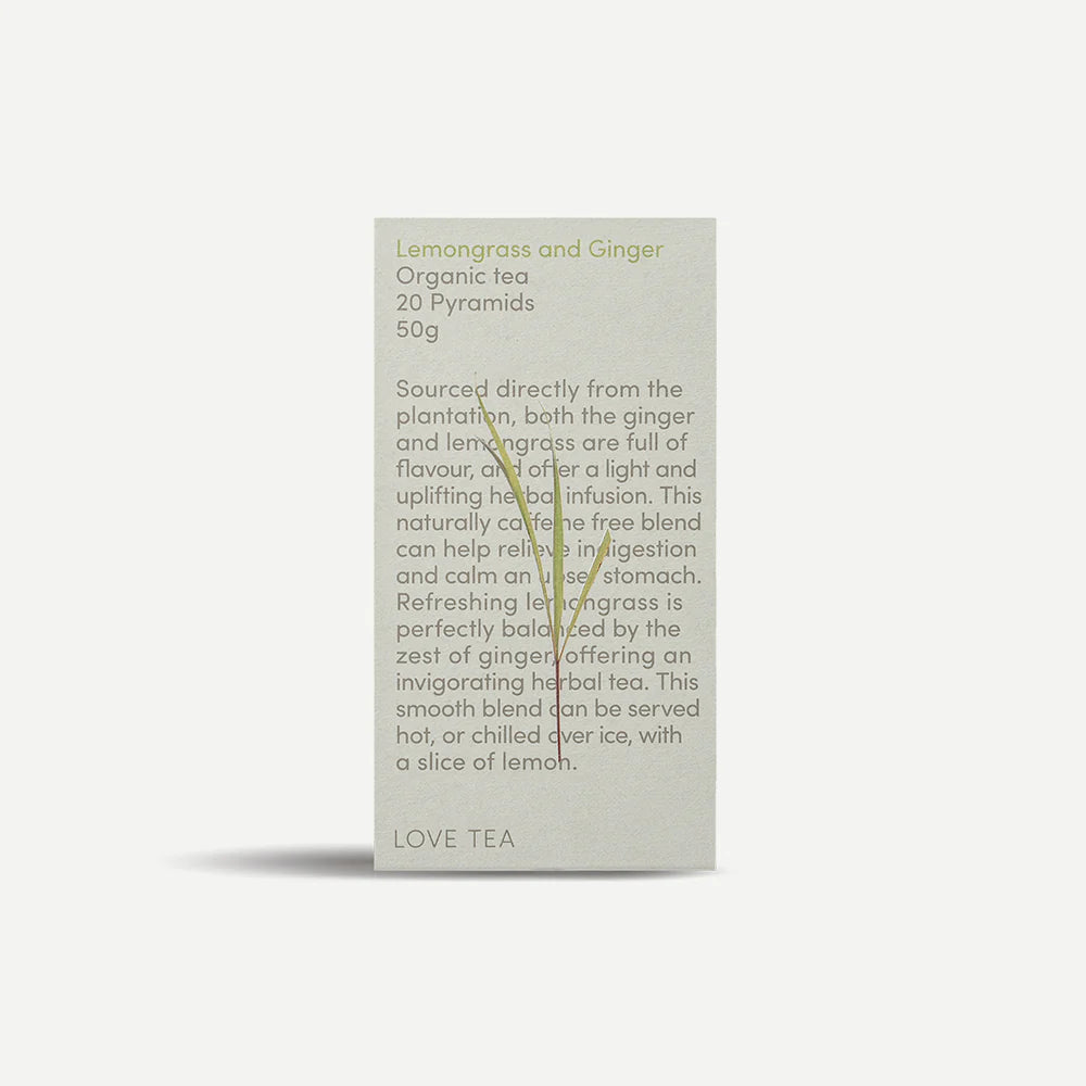 Love Tea - Lemongrass And Ginger Pyramids