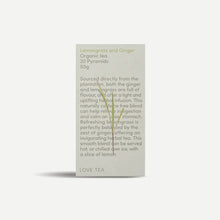 Love Tea - Lemongrass And Ginger Pyramids