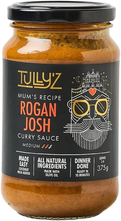 Tully'z - Rogan Josh Curry Sauce Medium 375g