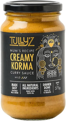 Tully'z - Creamy Korma Curry Sauce Mild 375g