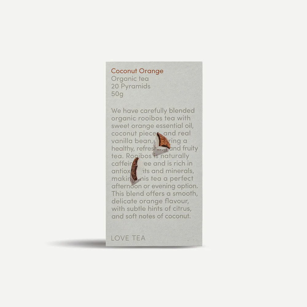 Love Tea - Coconut Orange Pyramids