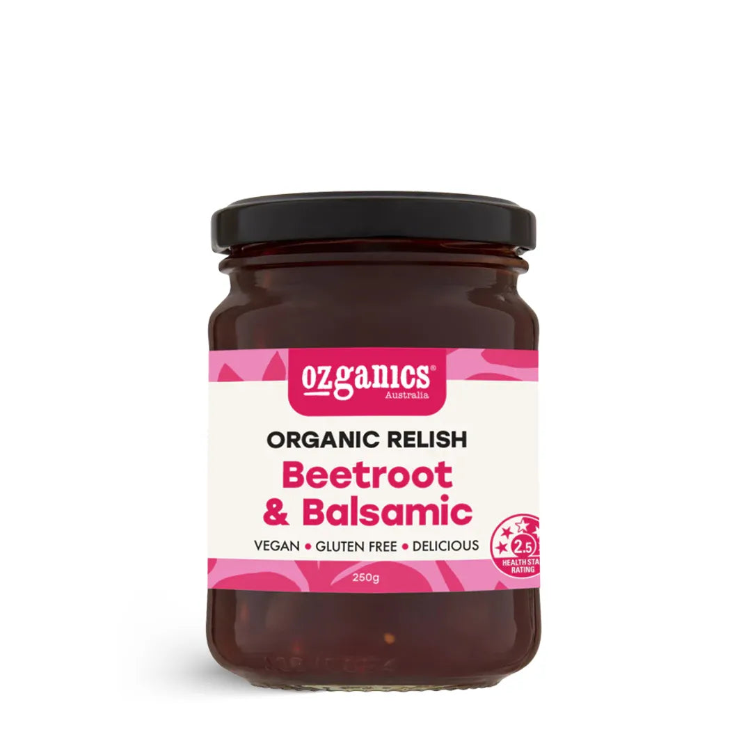 Ozganics - Beetroot And Balsamic Relish 250g