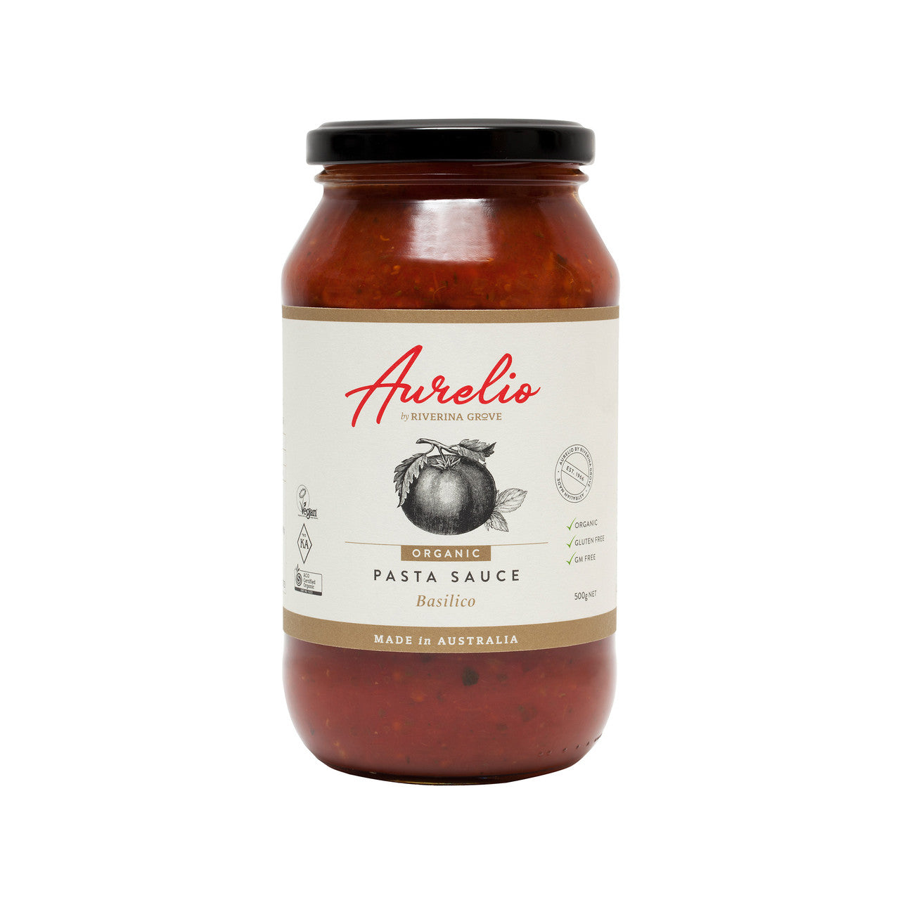 Aurelio - Sauce Basilico 500g
