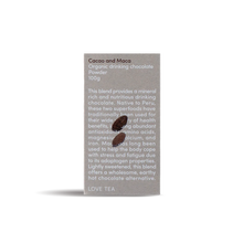 Love Tea - Cacao And Maca Drinking Chocolate 100g