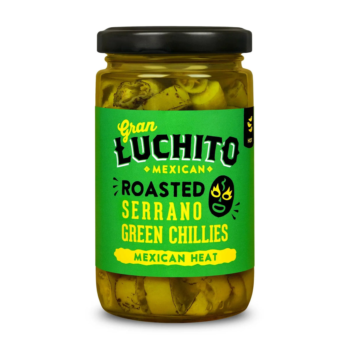 Gran Luchito - Mexican Serrano Green Chillies 215g