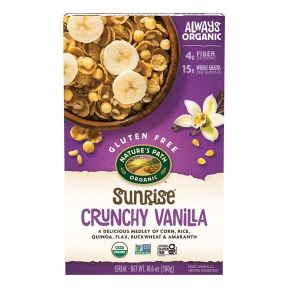Natures Path - Sunrise Crunchy Vanilla Flakes 300g