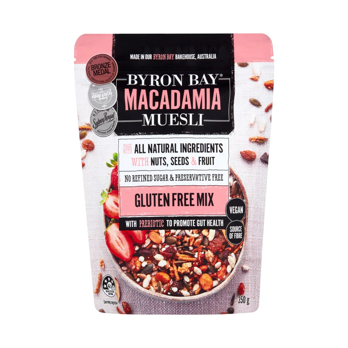 Byron Bay Macadamia Muesli - Gluten Free 350g