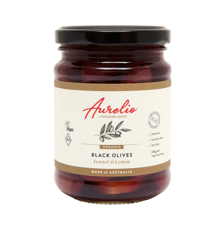 Aurelio - Olives Black 240g