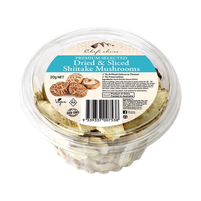 Chefs Choice - Shiitake Sliced 30g