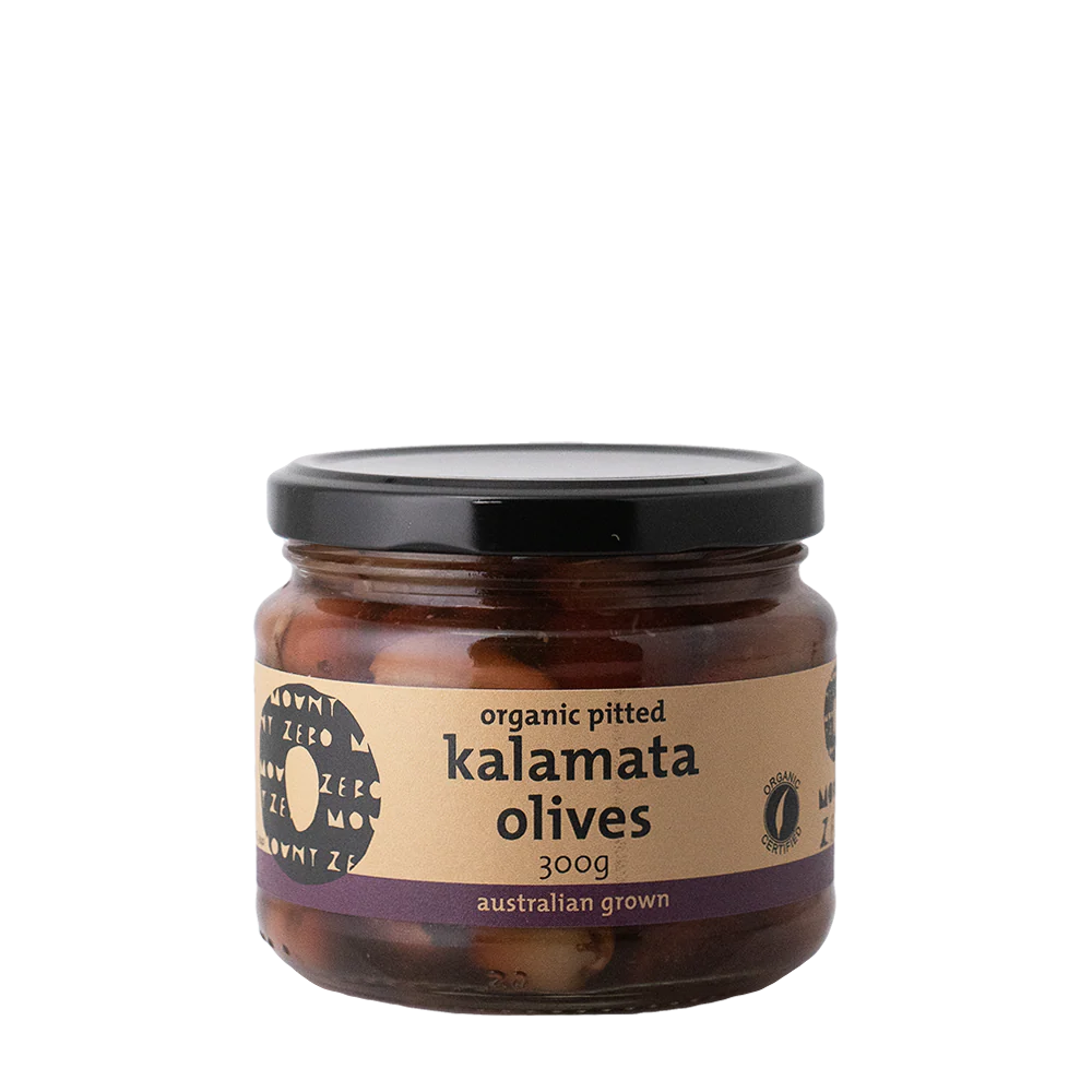 Mount Zero Olives - Kalamata Pitted 300g