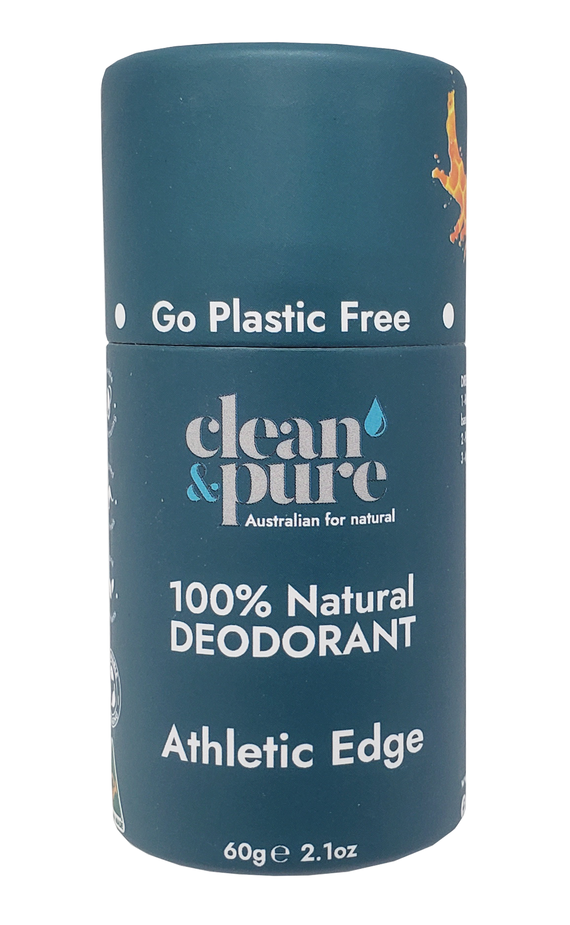 Clean and Pure - Athletic Edge Natural deodorant 60g