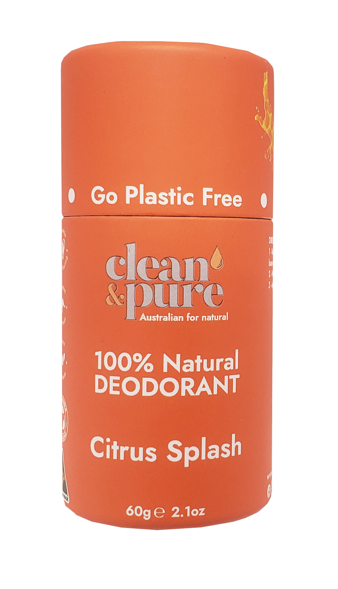 Clean and Pure - Citrus Splash Natural Deodorant 60g