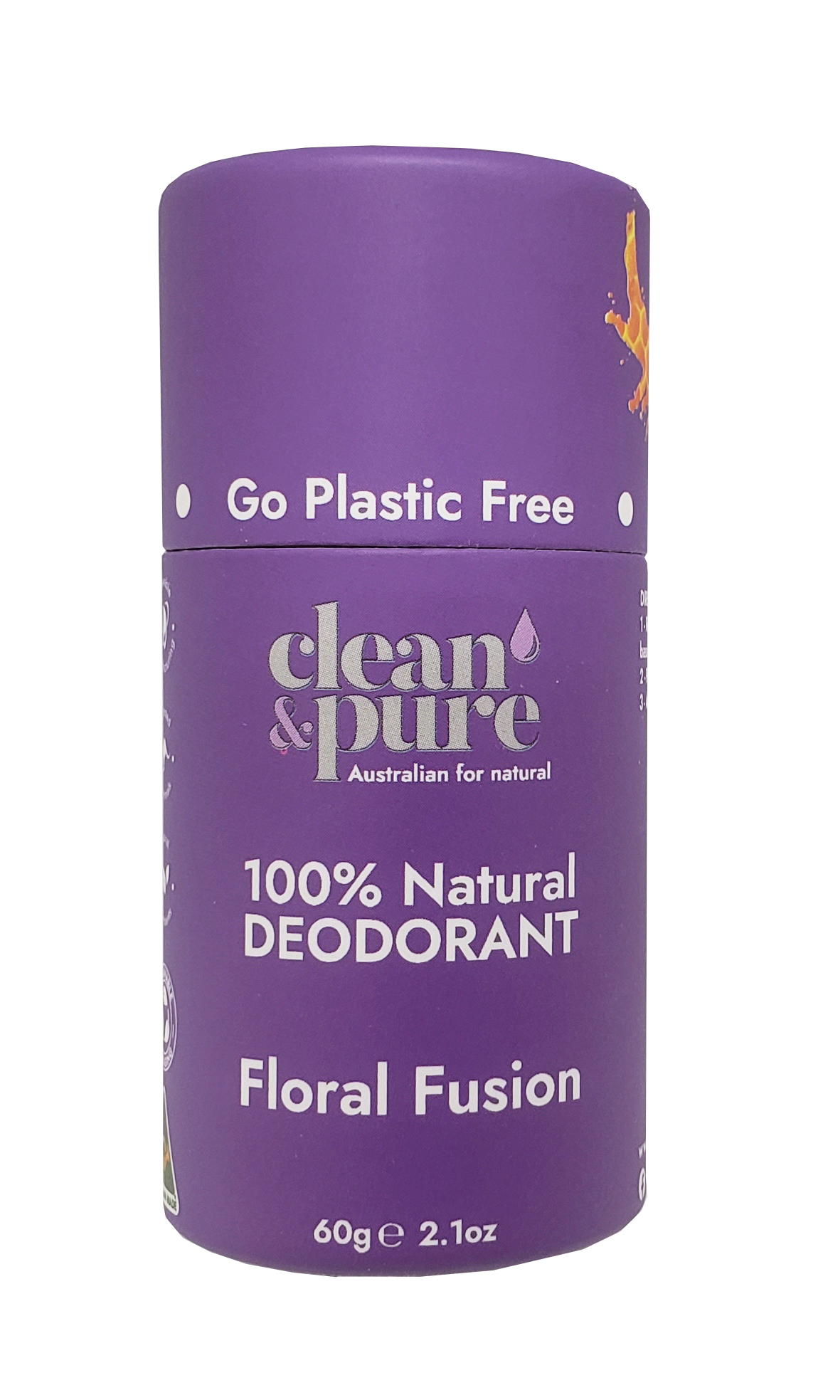 Clean and Pure - Floral Fusion Natural Deodorant 60g