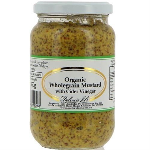 Delouis - Mustard W/grain 350g