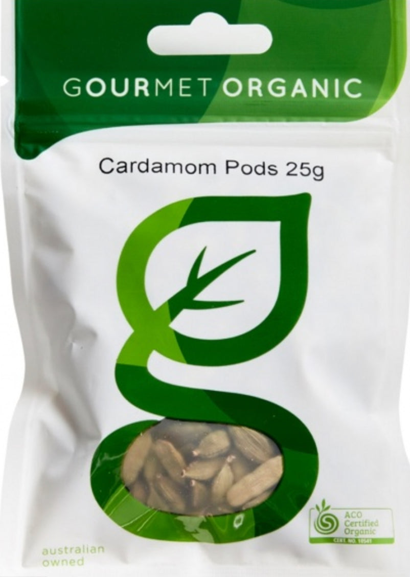 Gourmet Organics - Herbs Cardamom Pod 25g
