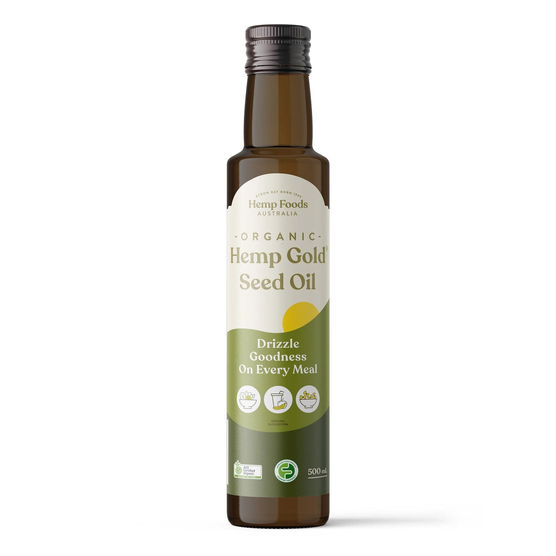 Hemp Foods Australia - Hemp Gold Seed Oil 500ml