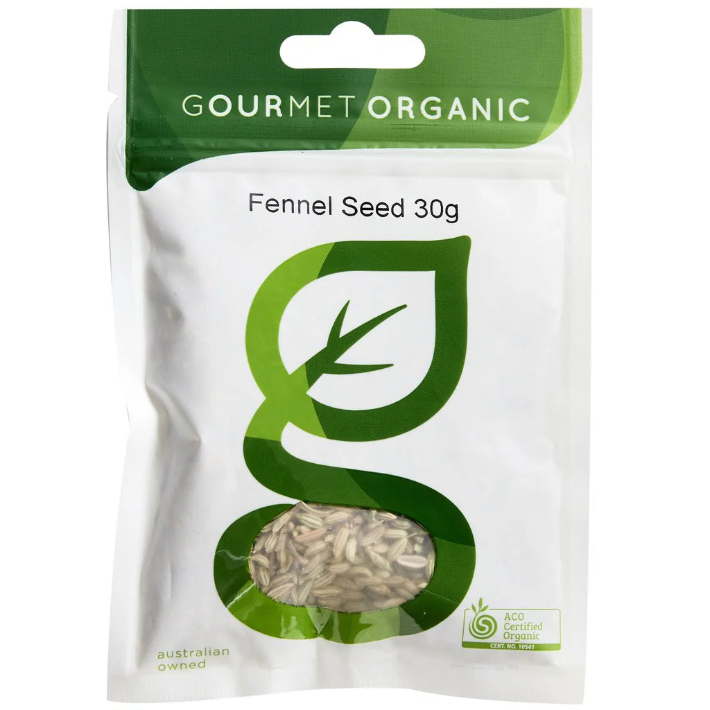 Gourmet Organics - Herbs Fennel Seed Organic 30g