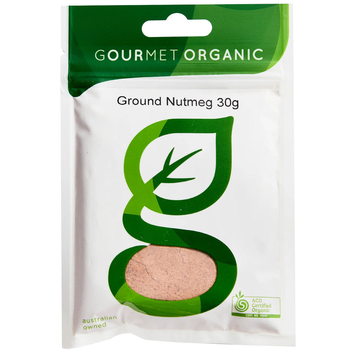 Gourmet Organics - Herbs Nutmeg Ground 30g