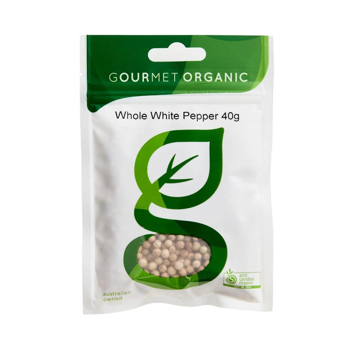 Gourmet Organics - Herbs Pepper White Whole B