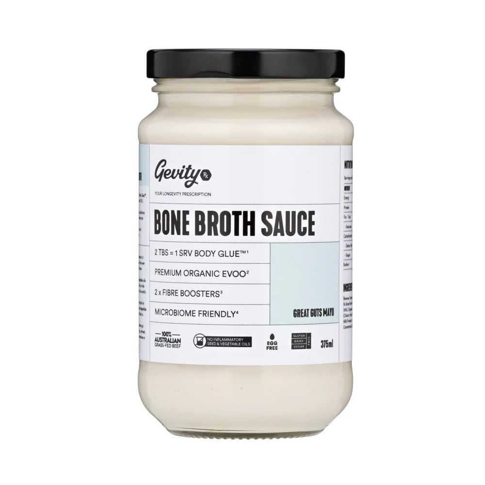 Gevity Rx Bone Broth - Mayo Great Guts 375ml