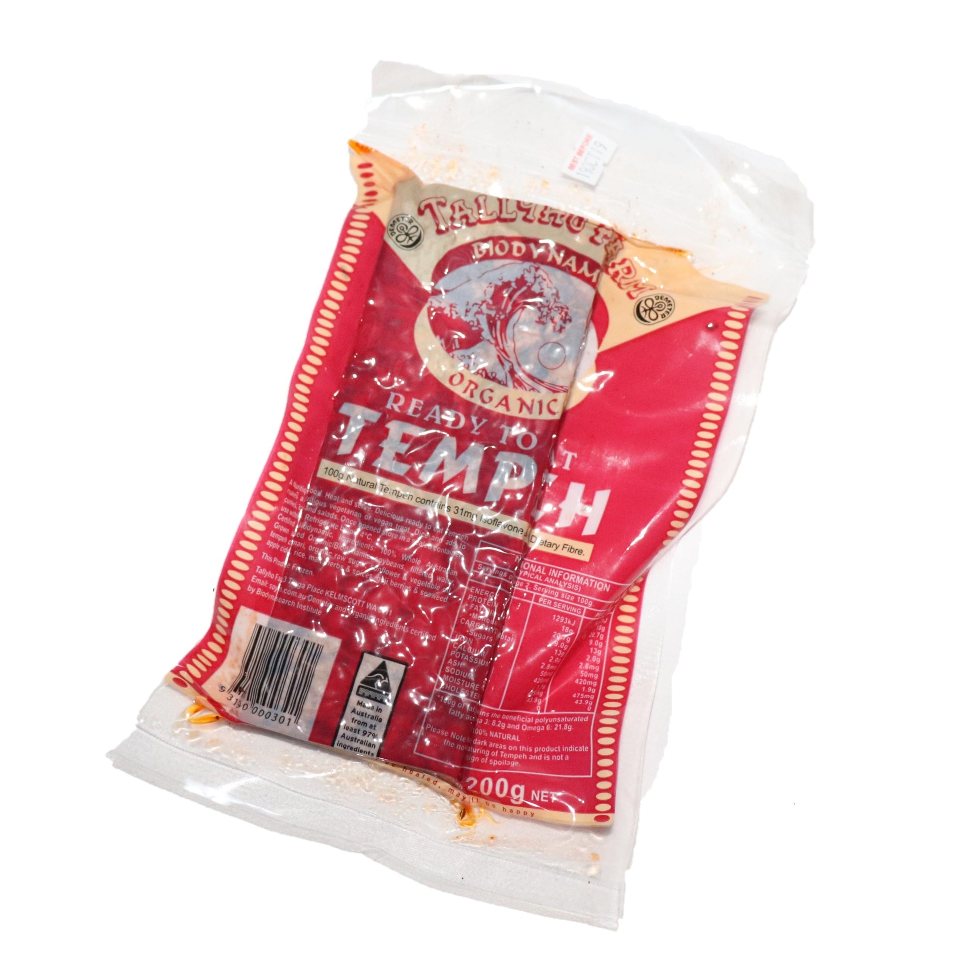 Tallyho - Tempeh Ready Eat 200g