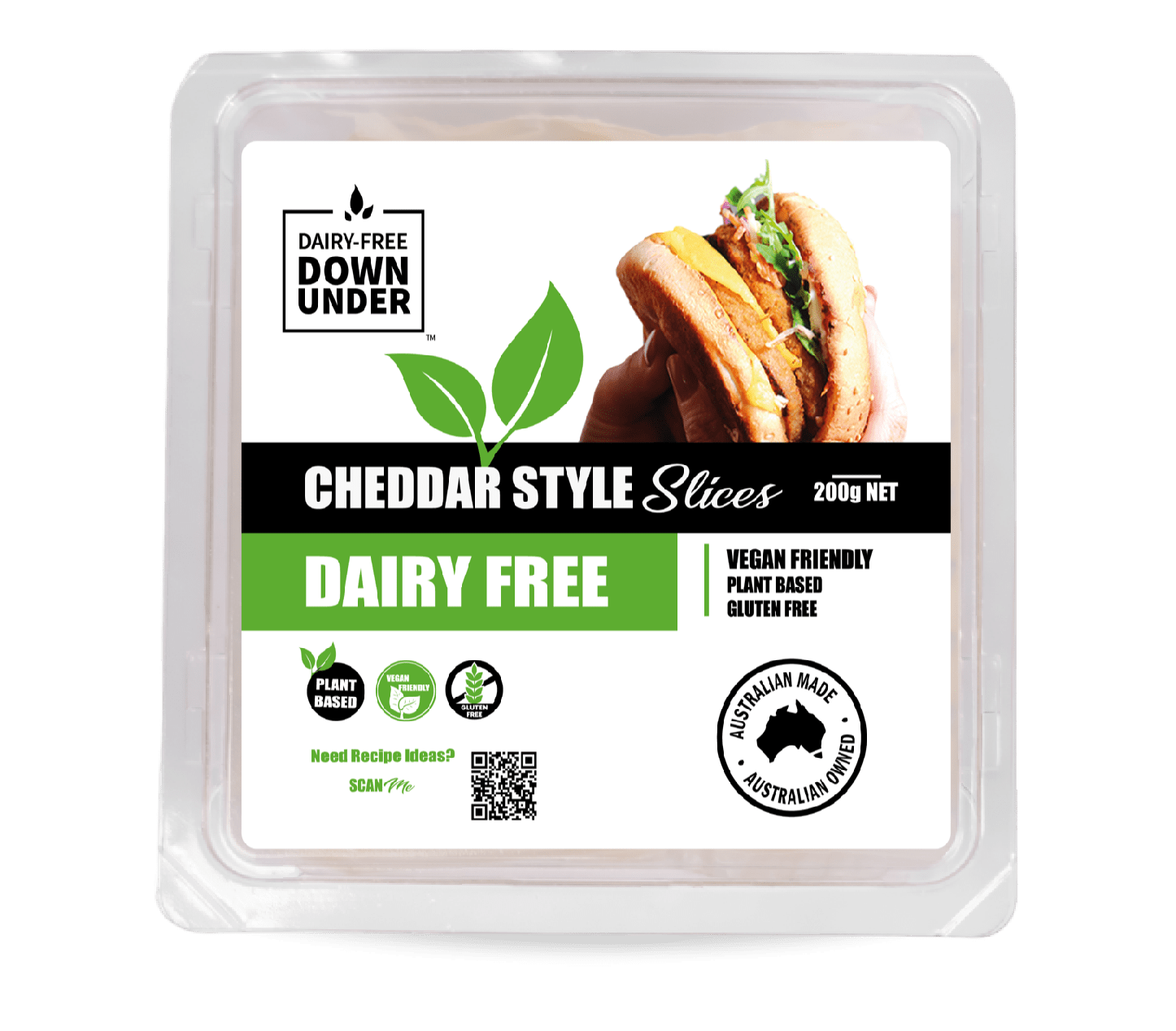 Dairy Free Down Under - Cheddar Slices 200g
