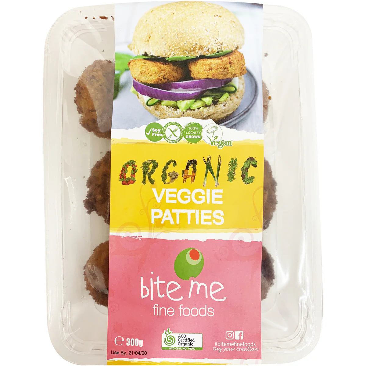 Bite Me Fine Foods - Veggie Patties 300g