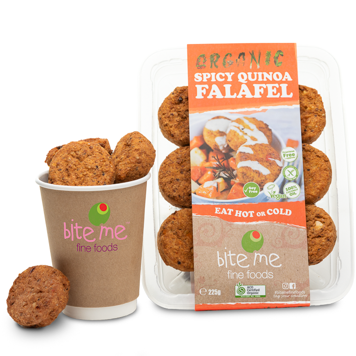 Bite Me Fine Foods - Spicy Quinoa Falafel 225g