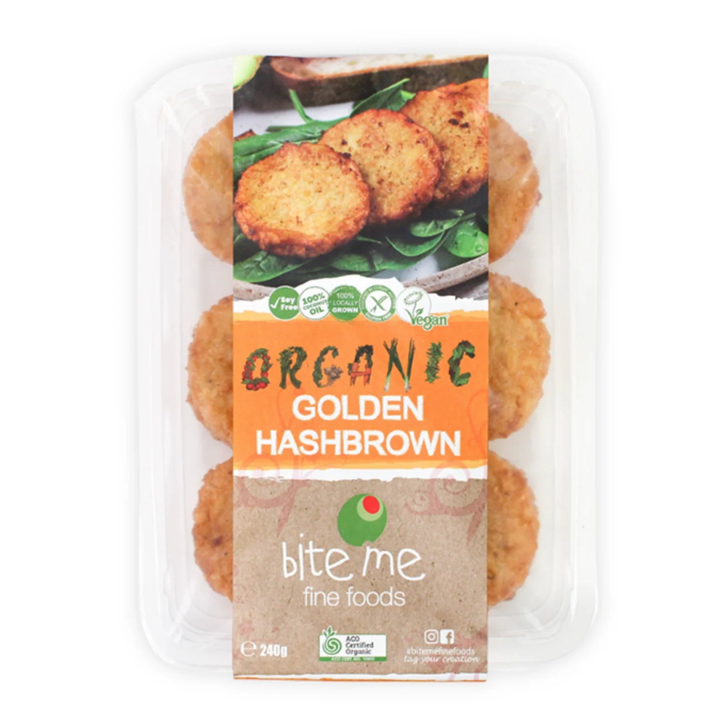 Bite Me Fine Foods - Gold Hash Browns 270g