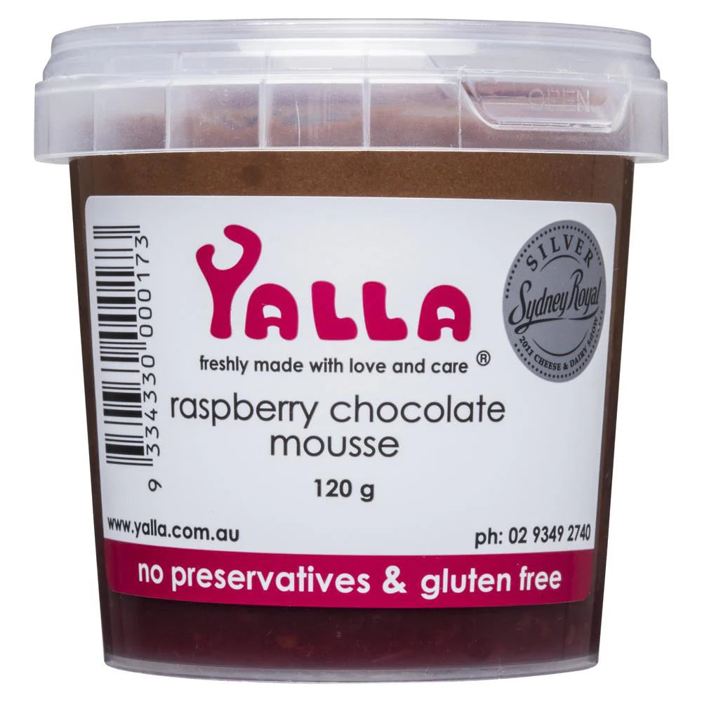 Yalla - Raspberrry Chocolate Mousse 120g