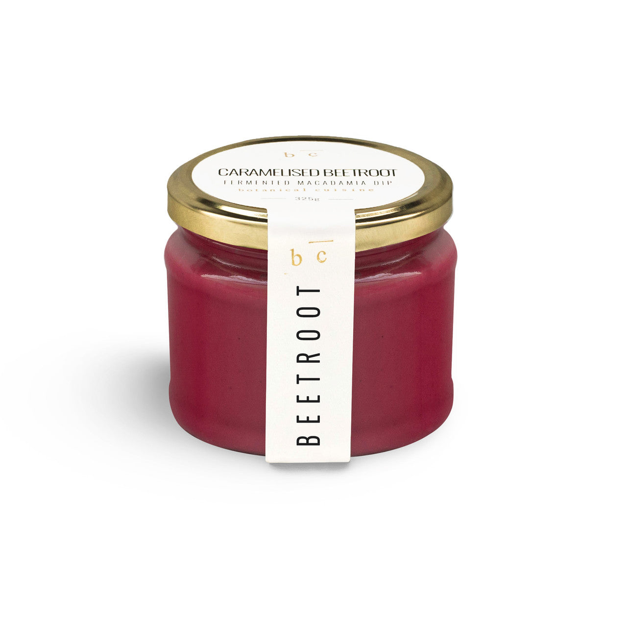 Botanical Cuisine - Caramalised Beetroot Ferment Macadamia Dip