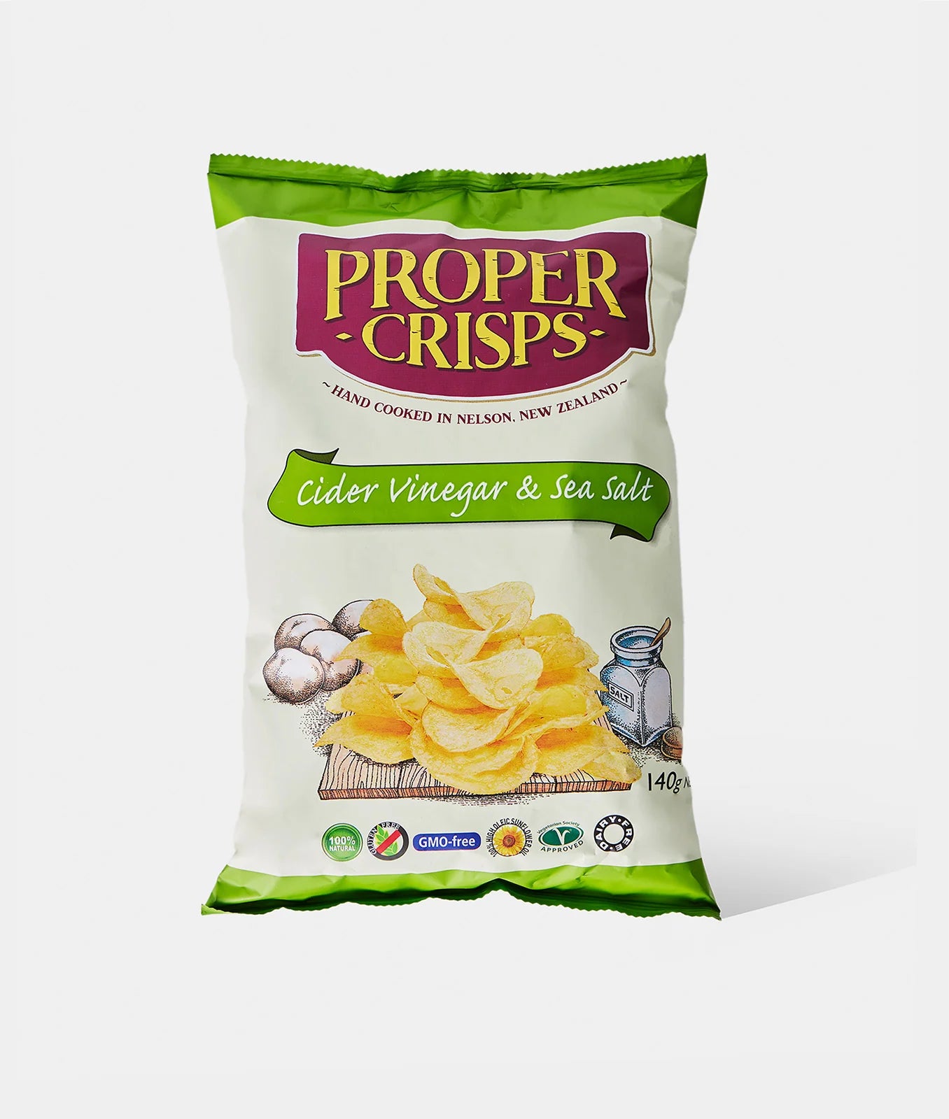 Proper Crisp - Cider Vinegar & Sea Salt 140g