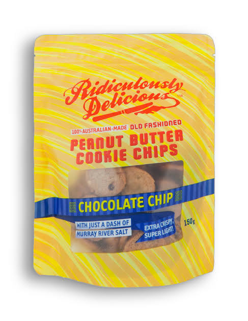 Ridiculously Delicious - P/butter Cookies Choc Chip 170g