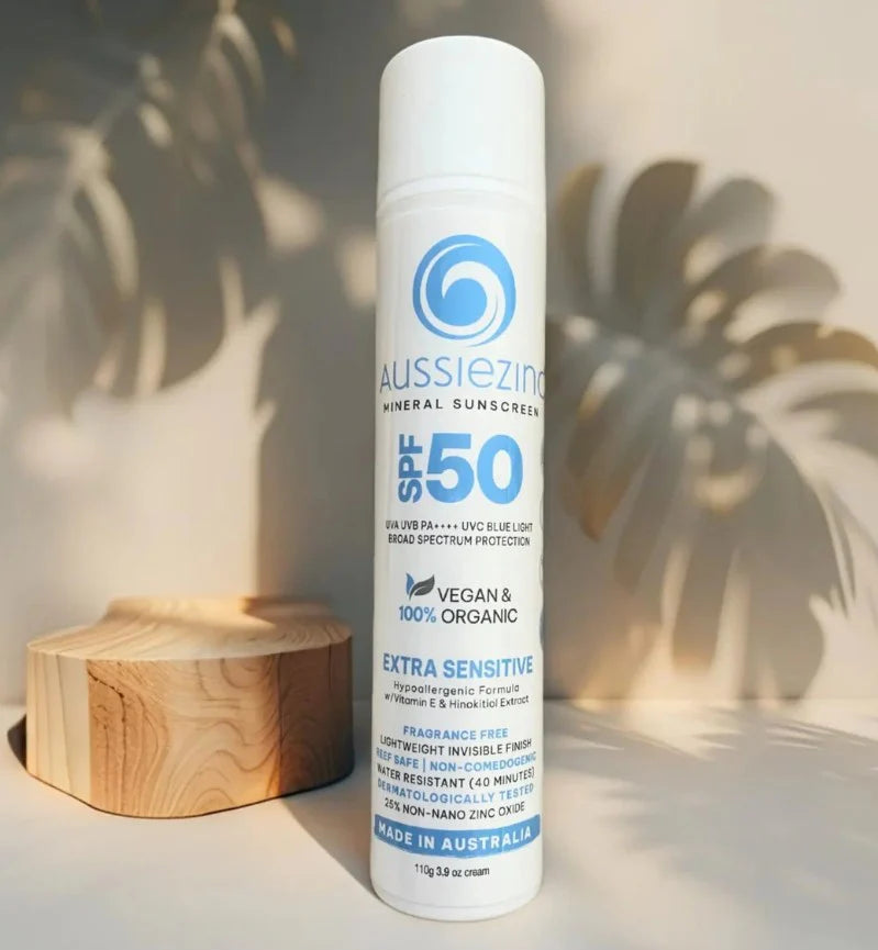 AussieZinc - Extra Sensitive SPF50 FRAGRANCE FREE 100G 100g