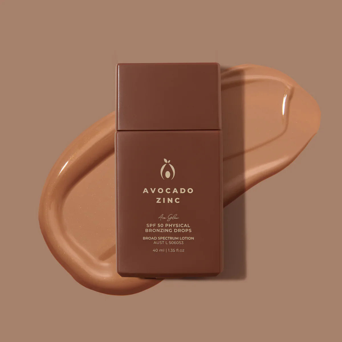 Avocado Zinc - SPF50 Physical Bronzing drops 40ml