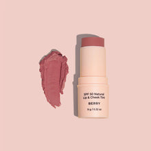 Avocado Zinc - SPF50 Natural Lip & Cheek Tint- Berry 9g
