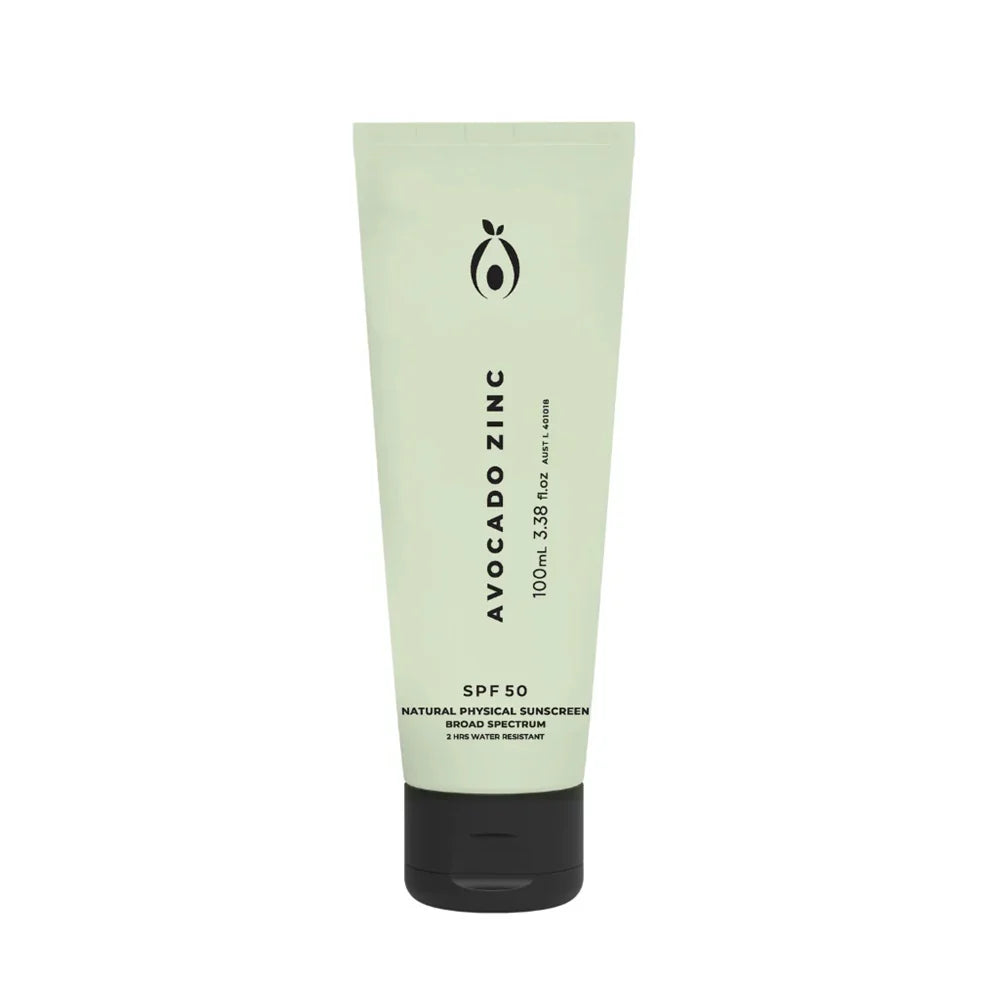 Avocado Zinc - Spf50 Natural Physical Sunscreen 100ml