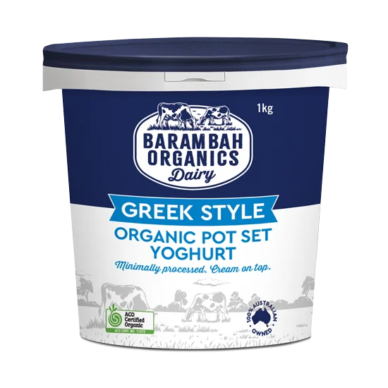 Barambah Organics - Yogh Pln Greek 1kg
