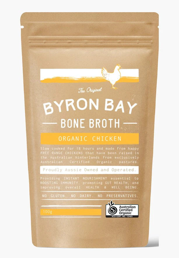 Byron Bay Bone Broth - Organic Chicken Bone Broth Powder 100g