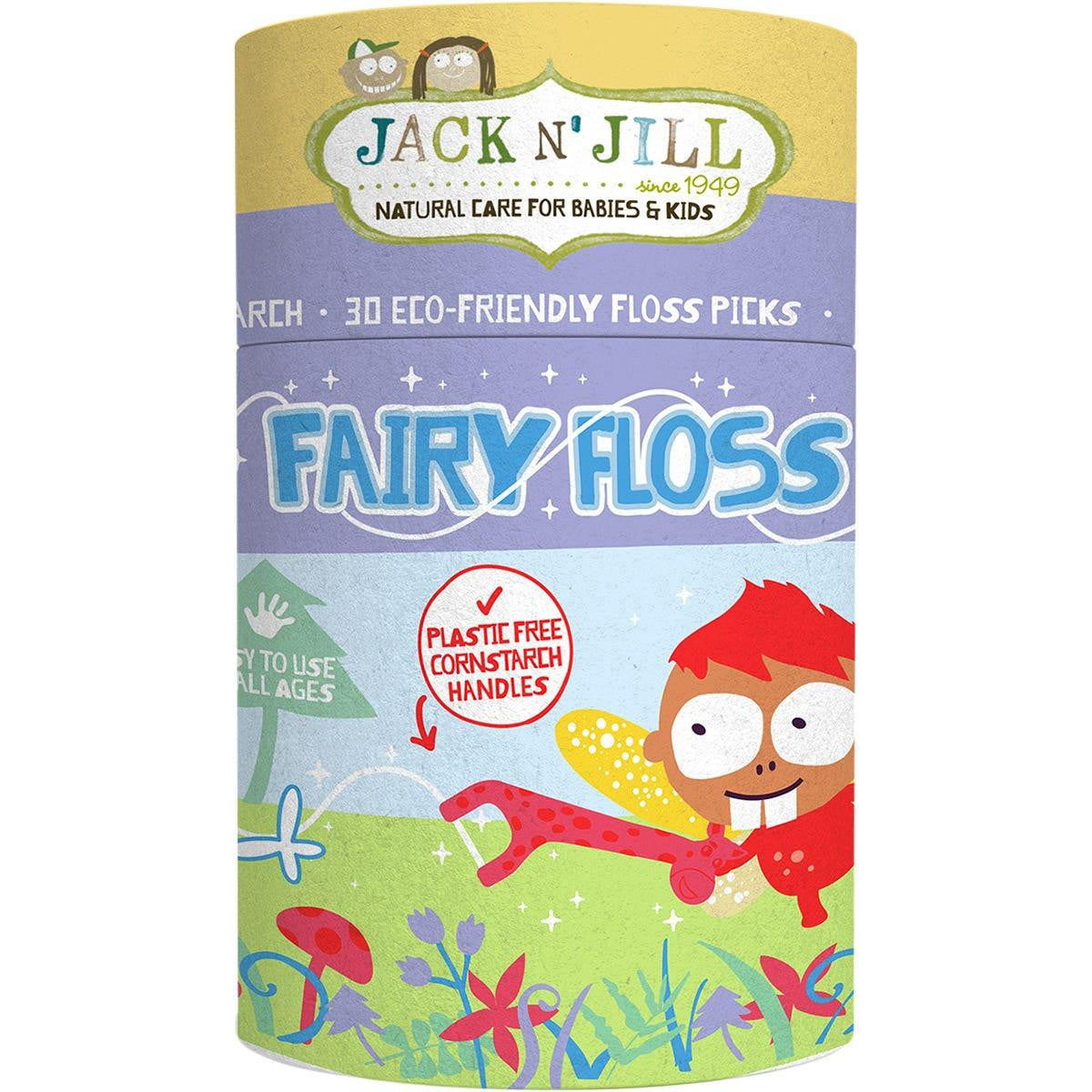 Jack N Jill - Fairy Floss Picks Strawberry 30p