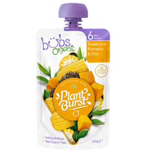 Organic Bubs - Sweetcorn Pumpkin & Chia 6+