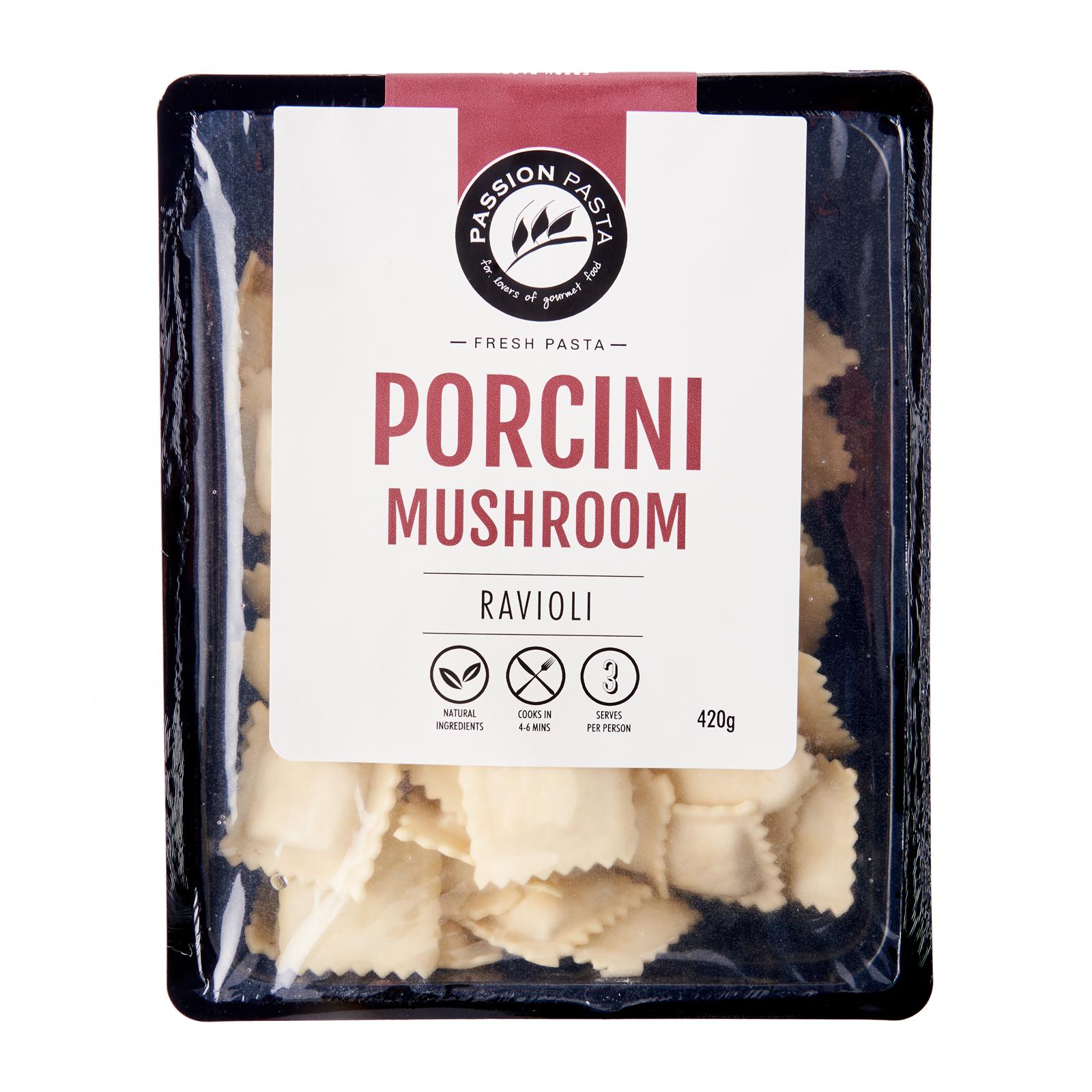 Passion Pasta - Ravioli P/mushroom