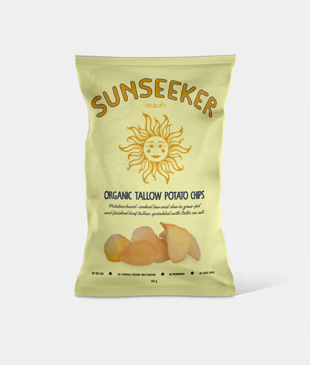 Sunseeker - Organic Tallow Potato Chips 140g
