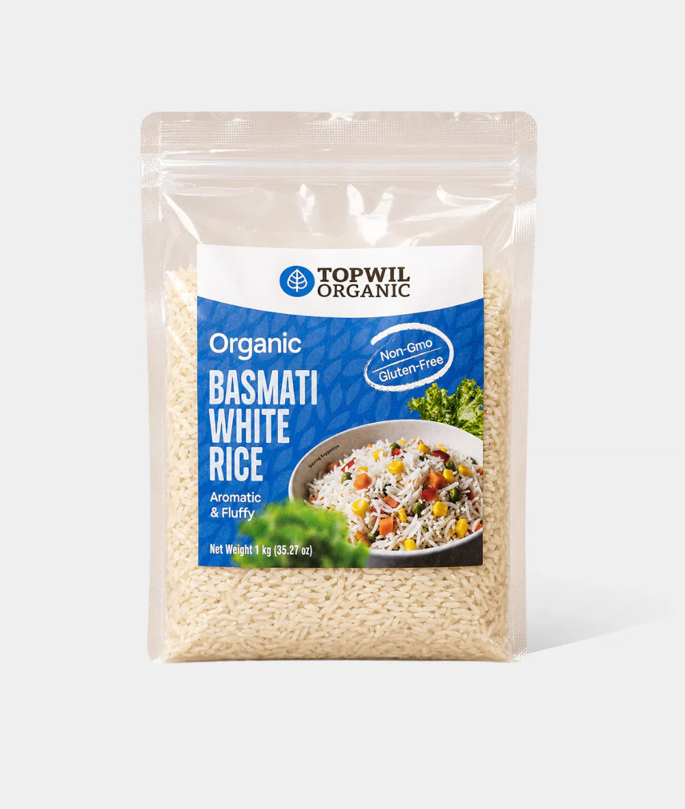 Topwil - Organic Basmati Rice White 1kg