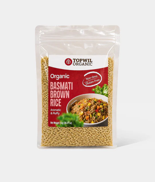 Topwil - Organic Basmati Rice Brown 1kg