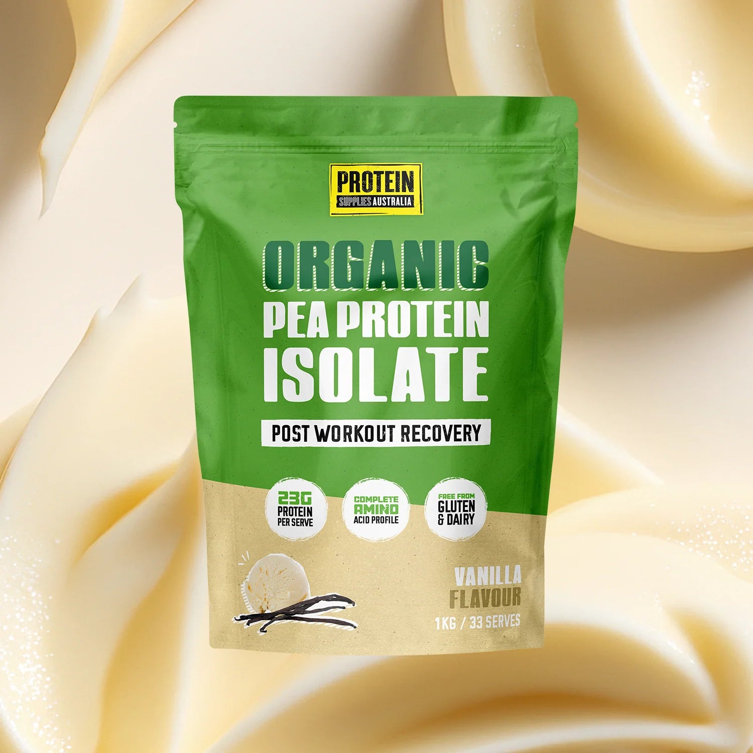 Protein Supplies Australia - Pea Protein Vanilla 500g